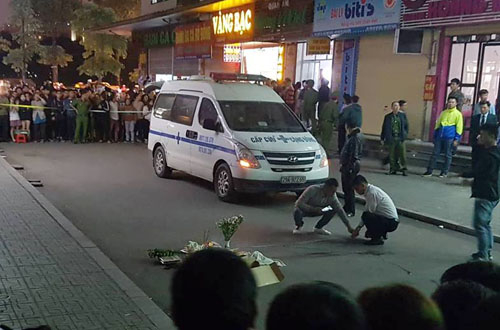 Hiện trường xảy ra vụ việc. Ảnh: VnExpress.