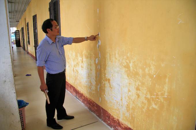 Huế: Thầy tr&ograve; trường TH L&yacute; Thường Kiệt bất an v&igrave; trường xuống cấp nghi&ecirc;m trọng