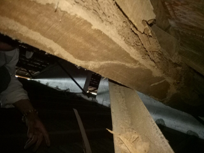 Một số đ&ograve;n tay rui, m&egrave;n đ&atilde; hư hỏng.