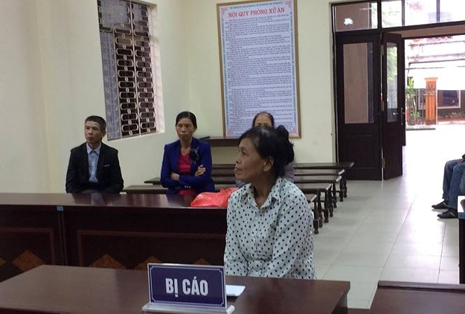 B&agrave; Lương tại phi&ecirc;n t&ograve;a sơ thẩm.