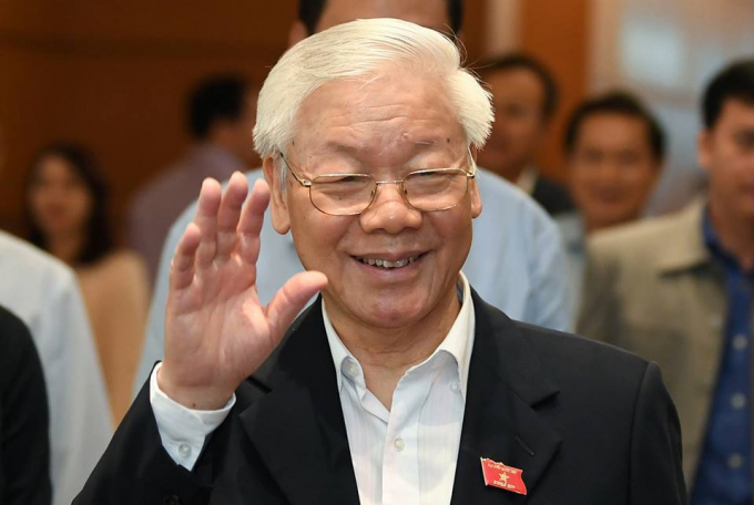 Tổng b&iacute; thư - Chủ tịch nước Nguyễn Ph&uacute; Trọng. Ảnh: B&igrave;nh Minh.