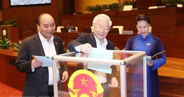 Quốc hội công bố kết quả lấy phiếu tín nhiệm 48 chức danh lãnh đạo
