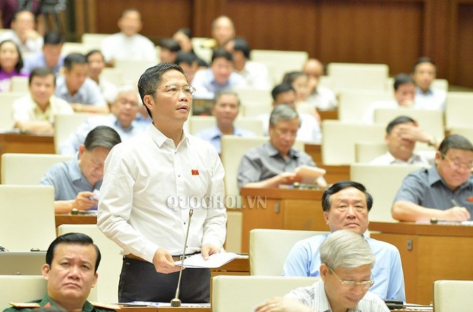 Bộ trưởng Bộ C&ocirc;ng thương Trần Tuấn Anh. Ảnh quochoi.vn&nbsp;