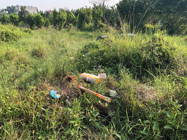 Địa điểm phát hiện thi thể nam sinh Nguyễn Cao S. là 1 bãi đất trống thuộc phường Thuỵ Phương, quận Bắc Từ Liêm.