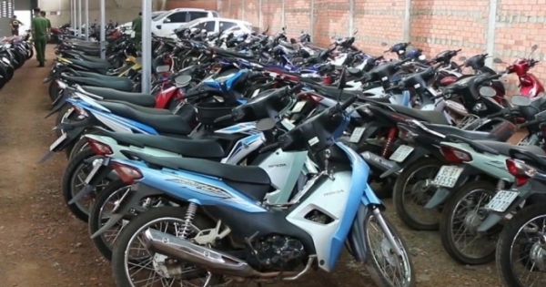 Bình Phước: Thu giữ 245 xe máy không chính chủ tại tiệm cầm đồ