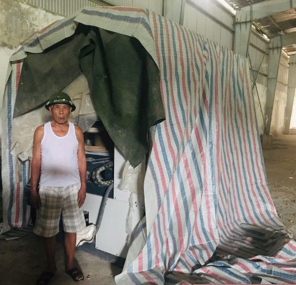 Ông Trần Trọng Chức, 80 tuổi, người trông coi khối tài sản hàng chục tỷ đồng. Ảnh: Trần Quý