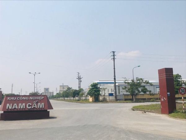 Nhà máy được xây dựng tại Khu công nghiệp Nam Cấm (Nghệ An). Ảnh: Trần Quý