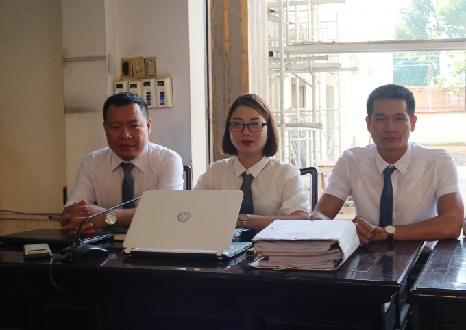 LS Nguyễn Minh Long, LS Đỗ Lý Trà My, LS Nguyễn Trung Tiệp - Công ty Luật Dragon thuộc Đoàn Luật sư thành phố Hà Nội hiện là người bào chữa cho bị can Nguyễn Văn Minh.