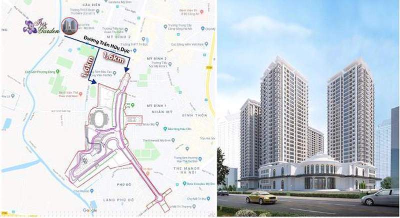 Với siêu dự án Iris Garden mang thương hiệu Vimefulland, bất động sản khu vực Mỹ Đình tăng độ 