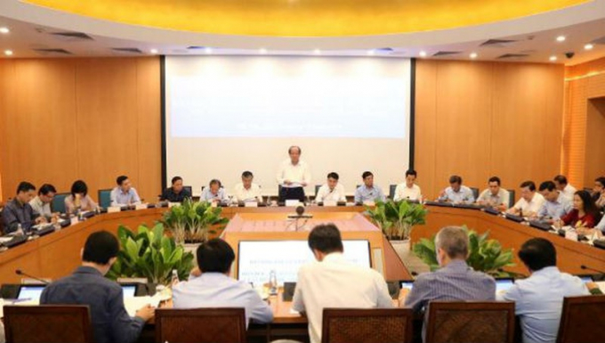 Tổ công tác của Thủ tướng làm việc với UBND TP Hà Nội chiều 16/10.