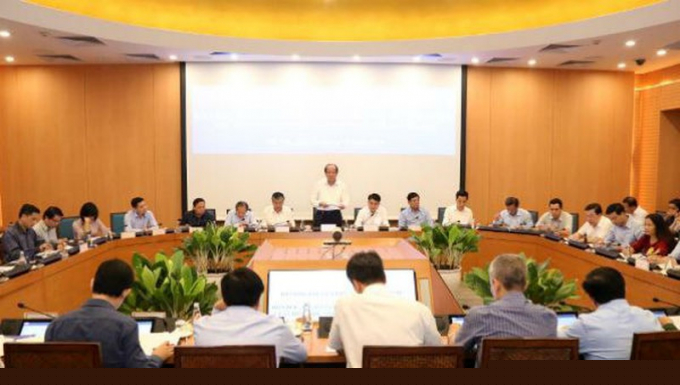 Tổ công tác của Thủ tướng làm việc với UBND TP Hà Nội chiều 16/10.