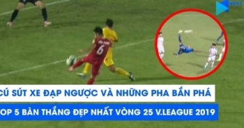 Ngắm nhìn TOP 5 bàn thắng đẹp nhất V-League 2019 vòng 25