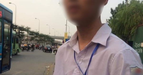 Nam sinh bị lạc giữa Thủ đô khi chạy xe máy từ Nghệ An ra Hà Nội tìm “người yêu”