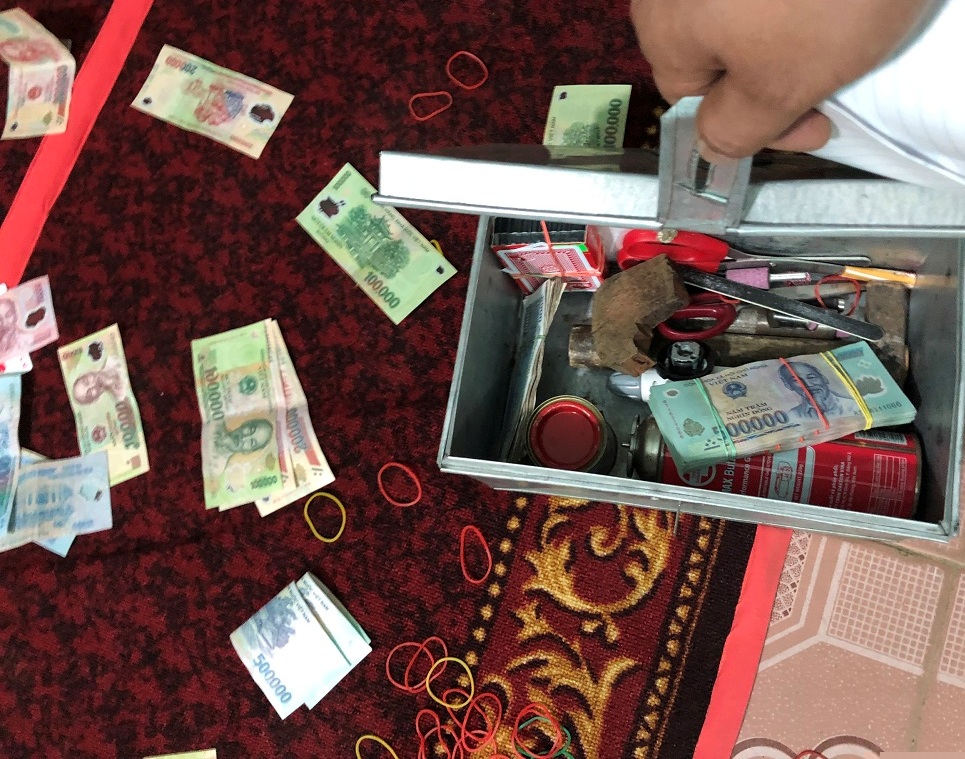 Tang vật thu giữ được.