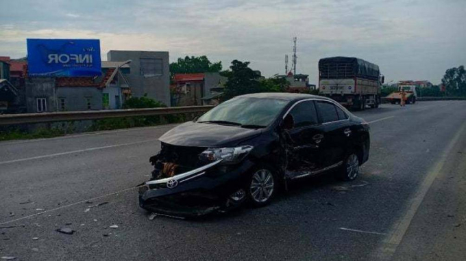 Hiện trường vụ tai nạn.