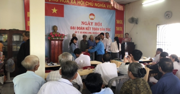 Ngày hội đại đoàn kết dân tộc tại xã Hưng Long, Bình Chánh