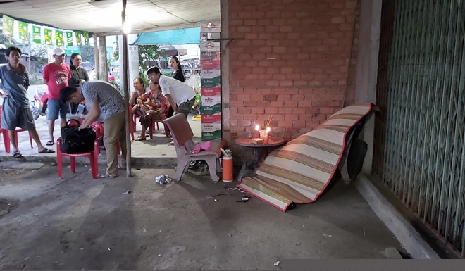 Hiện trường xảy ra vụ việc.