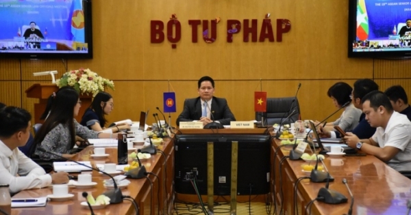 Bộ Tư pháp tham dự Hội nghị Quan chức pháp luật cao cấp ASEAN 19