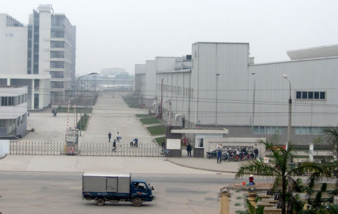 Một góc Khu công nghiệp Đình Trám.