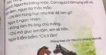 Ôi giáo dục… Rốt cuộc đang xảy ra chuyện gì với sách tập đọc lớp 1?