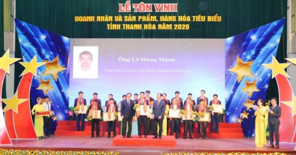 Tôn vinh doanh nhân và sản phẩm hàng hóa tiêu biểu tỉnh Thanh Hóa năm 2020