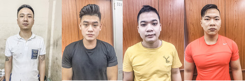 Nguyễn Văn Triển, Huỳnh Việt An, Nguyễn Đức Hai và Nguyễn Thành Khương.