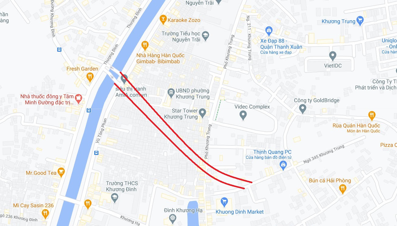 Ba đường sẽ mở theo qui hoạch ở phường Khương Trung, Thanh Xu&acirc;n, H&agrave; Nội - Ảnh 2.