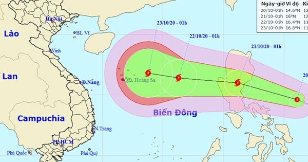 Chưa có dự báo siêu bão cấp 17 đổ bộ vào miền Trung