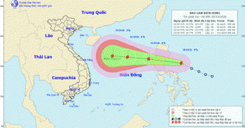 Bão số 8 vào biển Đông, giật cấp 10 và mạnh thêm từng ngày