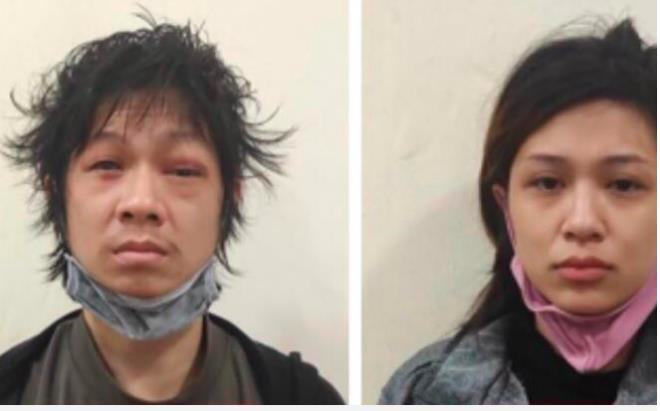 Hai bị cáo Nguyễn Minh Tuấn và Nguyễn Thị Lan Anh.