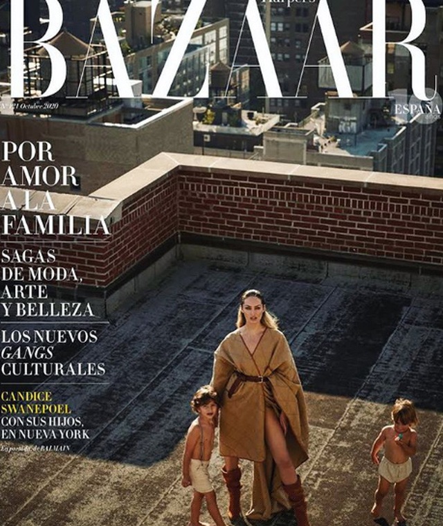 Là người kín tiếng, Candice Swanepoel hiếm khi chia sẻ về cuộc sống riêng. Vì thế việc cô cho hai con trai nhỏ cùng xuất hiện với mình trên tạp chí Harper's Bazaar khiến fans rất hào hứng 