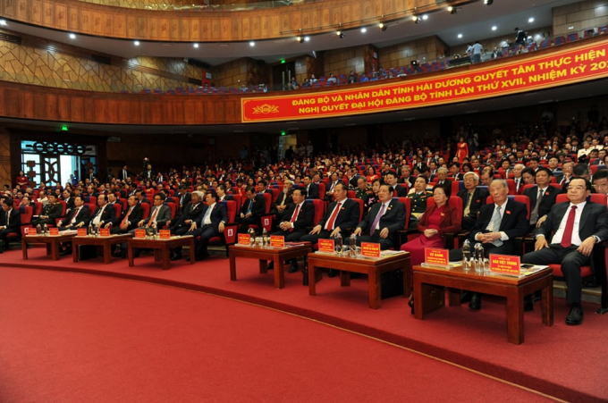 Quang cảnh Đại hội Đại biểu tỉnh Hải Dương.