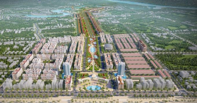 Phối cảnh Dự &aacute;n quảng trường biển v&agrave; tổ hợp đ&ocirc; thị du lịch sinh th&aacute;i, nghỉ dưỡng, vui chơi giải tr&iacute; cao cấp biển Sầm Sơn trị gi&aacute; gần 25.000 tỉ đồng.