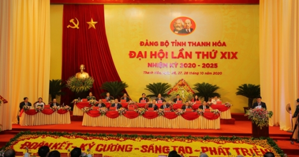 Khai mạc trọng thể Đại hội Đảng bộ tỉnh Thanh Hóa lần thứ XIX