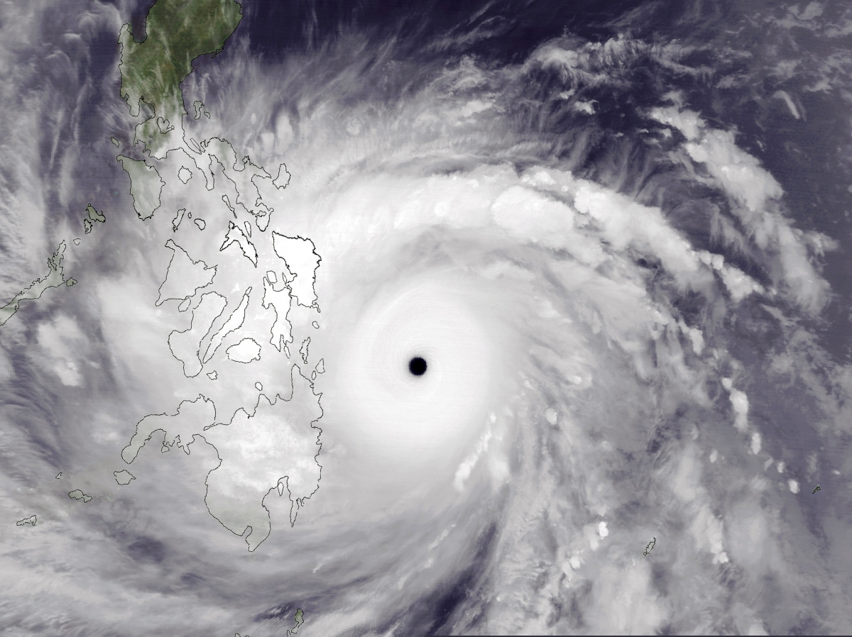 Bão Goni trên khu vực biển phía Tây Thái Bình Dương