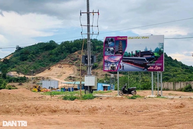 Dự án Nghĩa trang Vĩnh Hằng An Lạc Viên quy mô 620 tỷ đồng tại Đắk Lắk (Ảnh: Thúy Diễm).