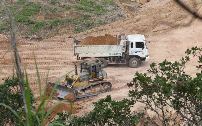 Dự án được xác định đã chiếm trên 14.000 m2 đất nông nghiệp (Ảnh: Mai Nguyên).