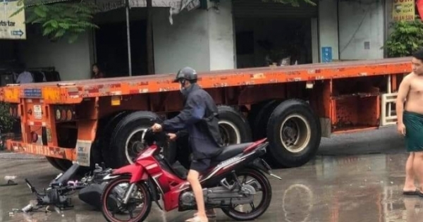 Quảng Ninh: Người đàn ông tử vong tại chỗ sau khi va chạm với xe container