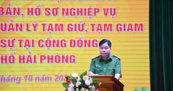 Công an Hải Phòng tập huấn chuyên sâu Luật Thi hành án hình sự