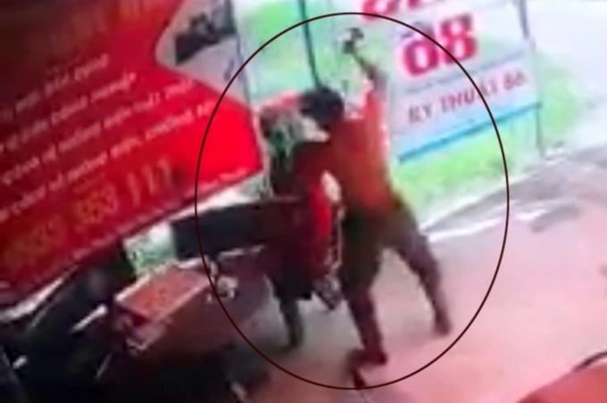 Hiện trường vụ &aacute;n mạng.