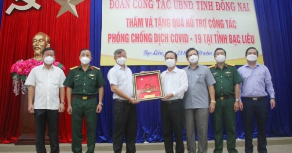 Bạc Liêu được Đồng Nai hỗ trợ 2 tỷ đồng để phòng, chống dịch Covid-19