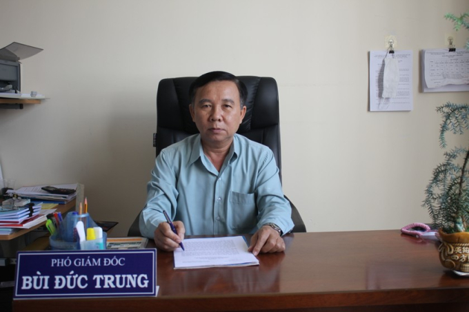 Phó Giám đốc Trung tâm Công tác xã hội TP Cần Thơ, ông Bùi Đức Trung.