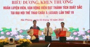 TP Hải Phòng: Thưởng hơn 300 triệu đồng cho VĐV, HLV đạt thành tích xuất sắc tại ASIAD 19