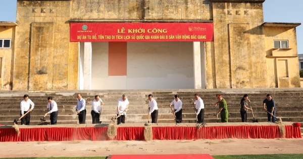 T&T Group tài trợ 15 tỷ đồng tu bổ, tôn tạo di tích cấp quốc gia Khán đài B sân vận động Bắc Giang