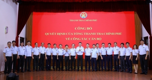 Thanh tra Chính phủ luân chuyển, bổ nhiệm 19 lãnh đạo cấp Vụ