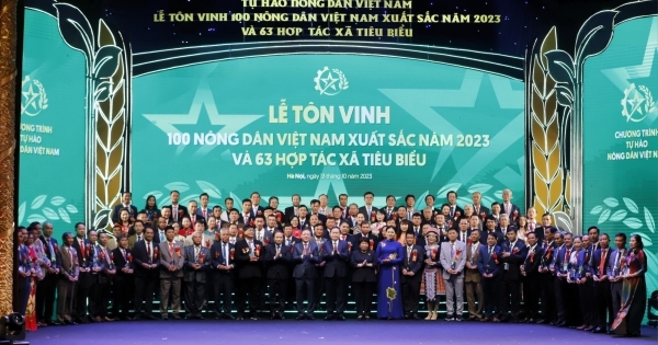 Tôn vinh 100 nông dân xuất sắc toàn quốc năm 2023