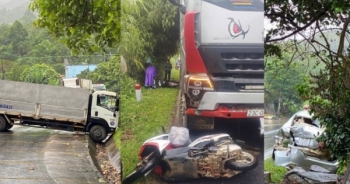 Hà Giang: Liên tiếp xảy ra các vụ tai nạn khi lái xe ô tô trời mưa