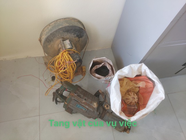 Tang vật vụ việc. Ảnh: Công an Lai Châu