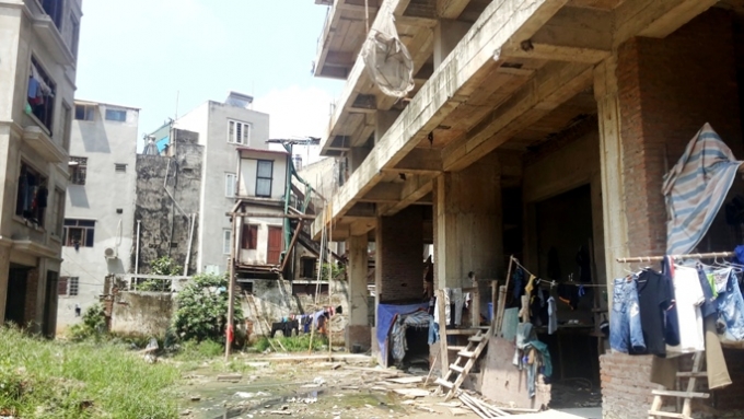 Dự &aacute;n với 2 t&ograve;a thương mại, nhưng đến nay t&ograve;a cao ốc 30 tầng vẫn chưa thể triển khai sau nhiều năm.