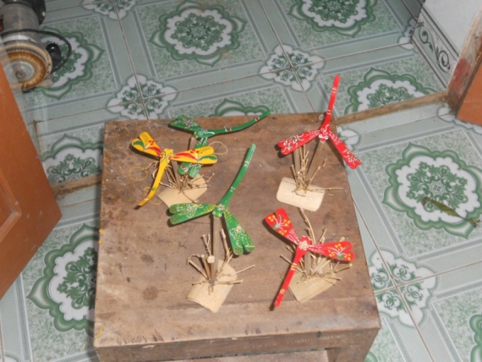 Những sản phẩm do ch&iacute;nh tay anh Hảo l&agrave;m ra